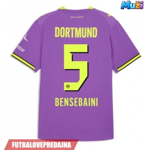 Lacne Muži Futbalové dres Borussia Dortmund Ramy Bensebaini #5 2026-27 Krátky Rukáv - Tretina